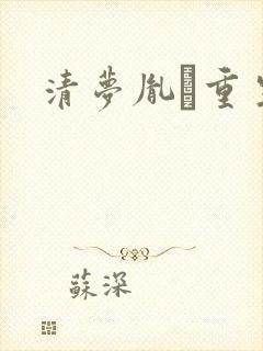 清梦胤礽重生封面