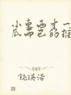 小东西才一根黄瓜而已的推荐书封面