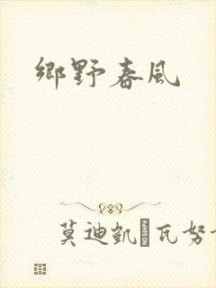 乡野春风封面
