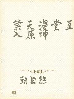 禁天漫堂直接进入原神