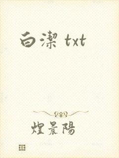 白洁 txt