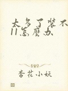 太多了装不下h11怎么办