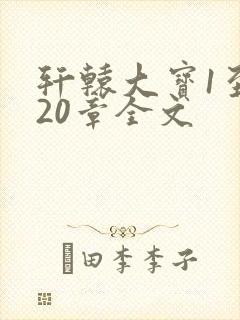 轩辕大宝1至720章全文