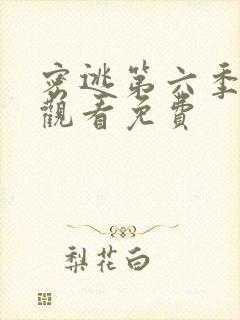 密逃第六季在线观看免费封面