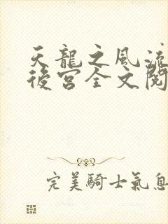 天龙之风流猎艳后宫全文阅读