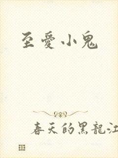 至爱小鬼封面