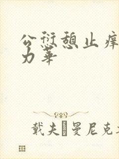 公愆憩止痒古悦力华