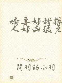 娇妻好甜总裁大人好凶猛免费小说