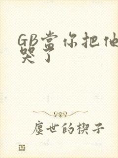 GB当你把他抄哭了