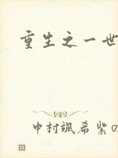 重生之一世枭雄封面