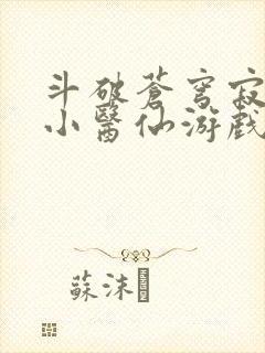 斗破苍穹寂寞的小医仙游戏世界