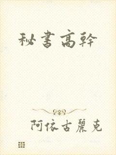 秘书高干封面