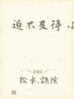 迫不及待 小穴封面