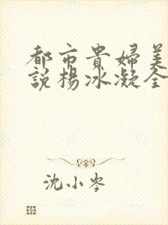 都市贵妇美腿小说杨冰凝全文阅读