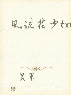 风流花少txt