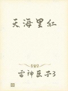 天海里红封面