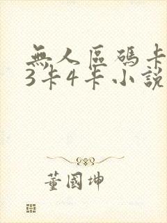 无人区码卡二卡3卡4卡小说
