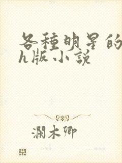 各种明星的综艺h版小说封面