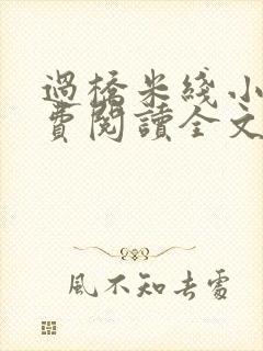 过桥米线小说免费阅读全文