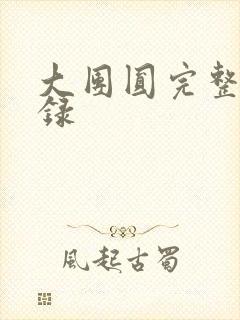 大团圆完整版目录