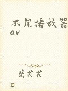 不用播放器的gav封面