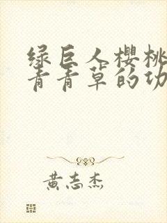 绿巨人樱桃荔枝青青草的功效