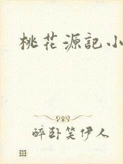 桃花源记小说封面