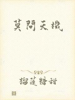 莫问天机封面