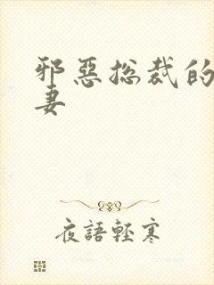 邪恶总裁的娇宠妻