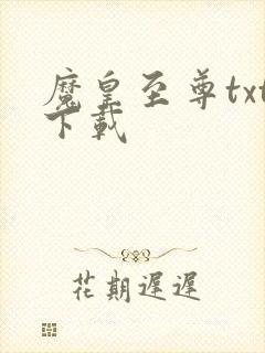 魔皇至尊txt下载