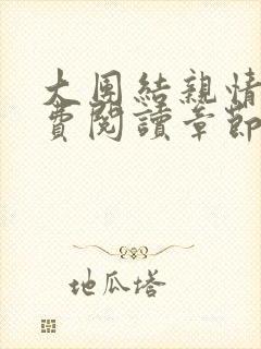 大团结亲情会免费阅读章节