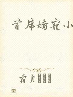 首席娇宠小情人