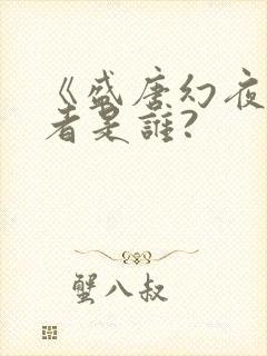 《盛唐幻夜》作者是谁?封面