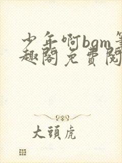 少年啊bgm笔趣阁免费阅读全文下载