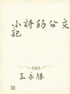 小诗的公交车日记