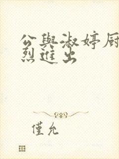 公与淑婷厨房猛烈进出