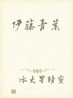 伊藤青叶封面