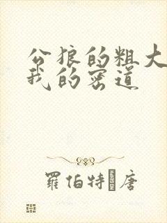 公狼的粗大挺进我的密道