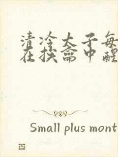 清冷太子每日都在挨龠中醒来小说