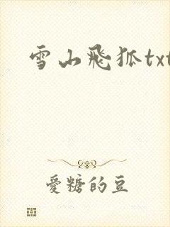 雪山飞狐txt