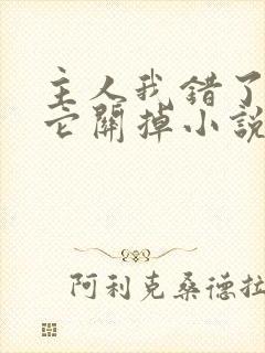 主人我错了请把它关掉小说封面