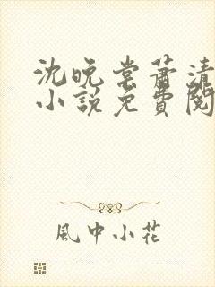 沈晚棠萧清渊的小说免费阅读封面