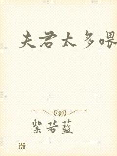 夫君太多喂不饱封面