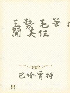 玉势 毛笔 撑开 夹住