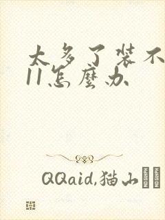 太多了装不下h11怎么办