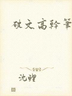 破文高干笔趣阁