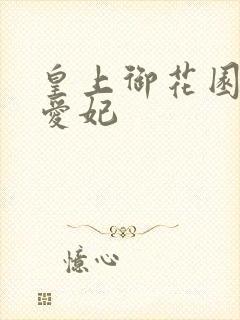 皇上御花园中要爱妃