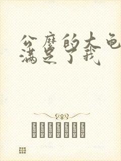 公么的大龟强大满足了我