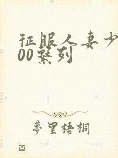 征服人妻少妇500系列封面