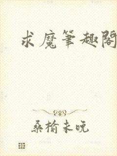 求魔笔趣阁封面